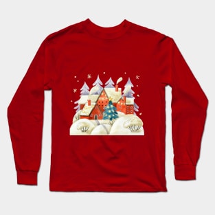 Xmas village Long Sleeve T-Shirt